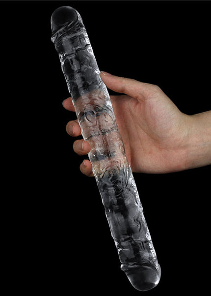 Flawless Clear Double Dildo 12'' - Clear 30 cm Double Dong