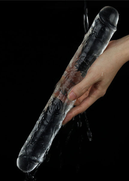 Flawless Clear Double Dildo 12'' - Clear 30 cm Double Dong