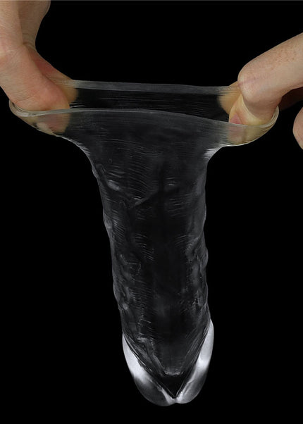 Flawless Clear Penis Sleeve 1'' - Clear 2.5 cm Penis Extender Sleeve