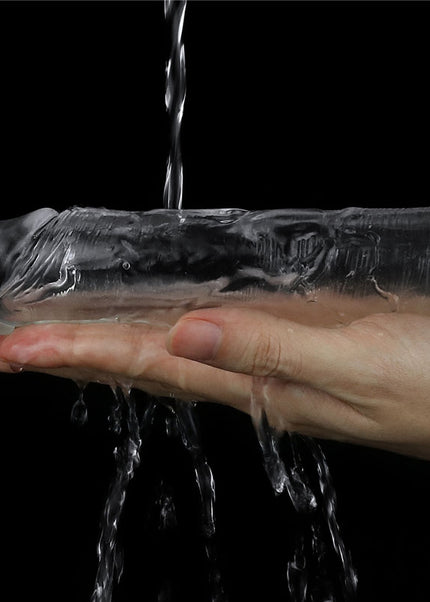 Flawless Clear Penis Sleeve 1'' - Clear 2.5 cm Penis Extender Sleeve