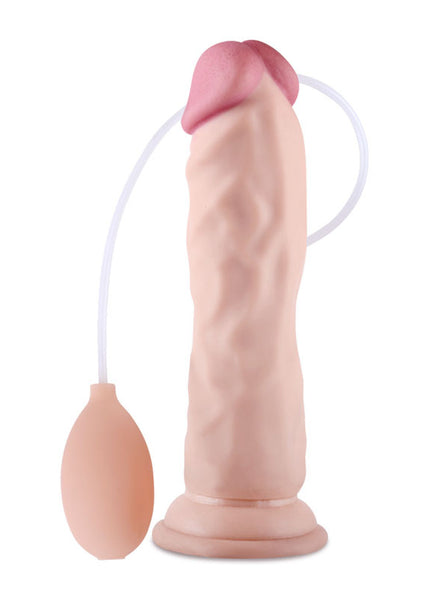 Cumming Softee Soft Ejaculation Cock 8.5'' - Flesh 21.6 cm Squirting Dong