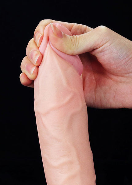 Cumming Softee Soft Ejaculation Cock 9'' with Balls - Flesh 22.9 cm Squirting Dong