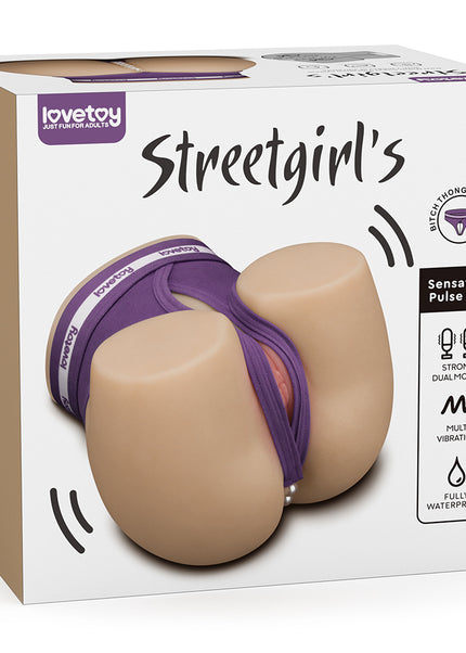 Streetgirls Dual Motor Sensation Pulse - Flesh USB Rechargeable Vibrating Masturbator