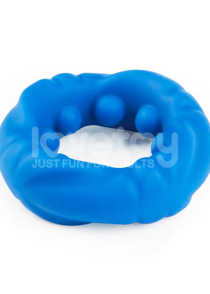 Pinnacle Pro Ridge Bump Stretcher - Blue Cock Ring