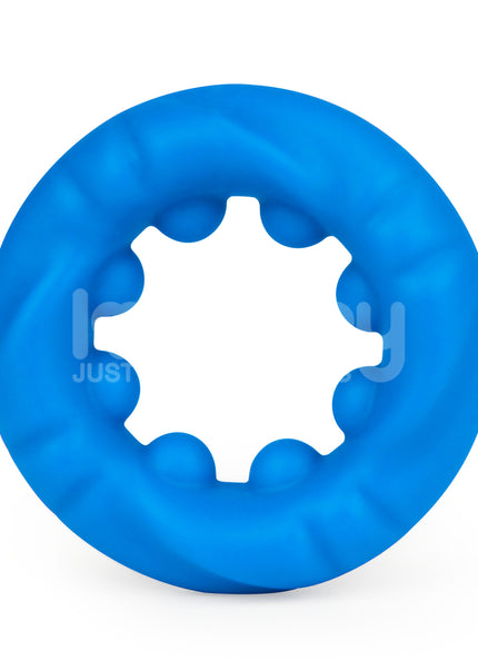 Pinnacle Pro Ridge Bump Stretcher - Blue Cock Ring