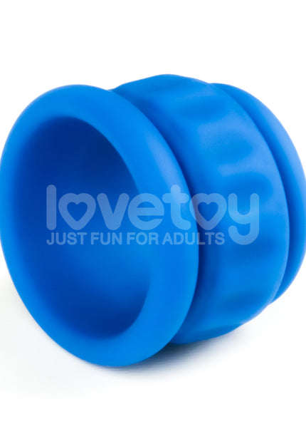 Pinnacle Pro Twin Flex - Blue Cock & Balls Rings