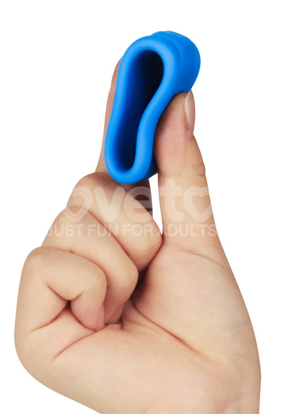 Pinnacle Pro Twin Flex - Blue Cock & Balls Rings