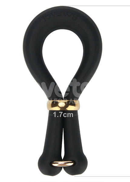 Pinnacle Pro Anyfit Stretcher - Black Adjustable Cock Ring