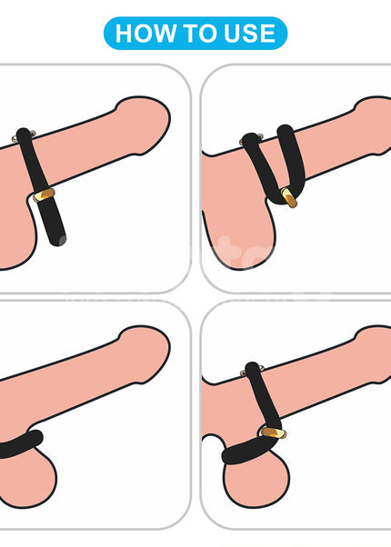 Pinnacle Pro Anyfit Stretcher - Black Adjustable Cock Ring