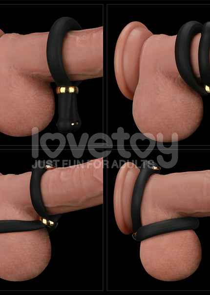 Pinnacle Pro Anyfit Stretcher - Black Adjustable Cock Ring