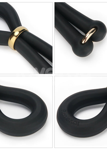 Pinnacle Pro Anyfit Stretcher - Black Adjustable Cock Ring