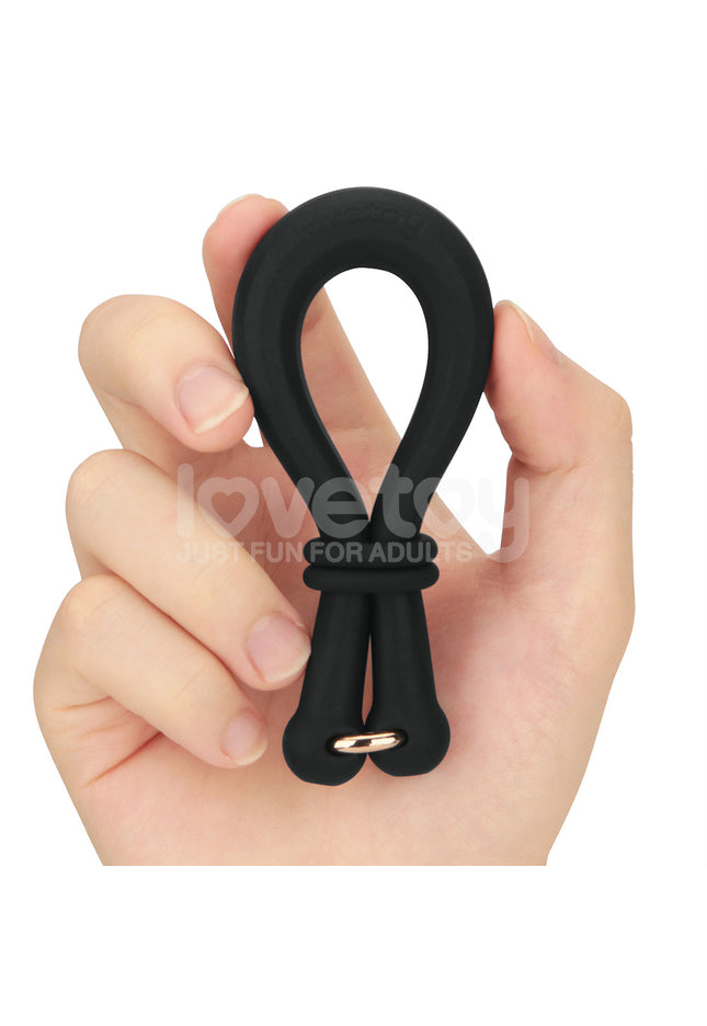 Pinnacle Pro Anyfit Plus Stretcher - Black Adjustable Cock Ring