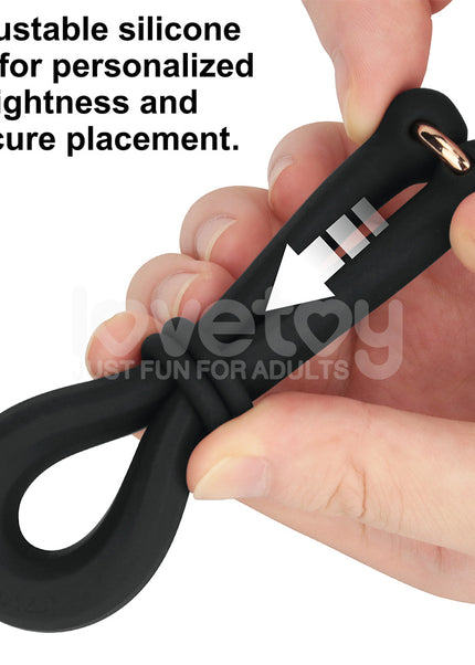 Pinnacle Pro Anyfit Plus Stretcher - Black Adjustable Cock Ring