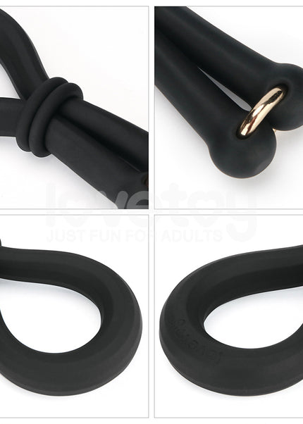 Pinnacle Pro Anyfit Plus Stretcher - Black Adjustable Cock Ring