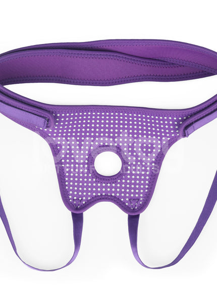 Ingen Easy Strap-On Harness - Purple Adjustable Strap-On Harness (No Probe Included)
