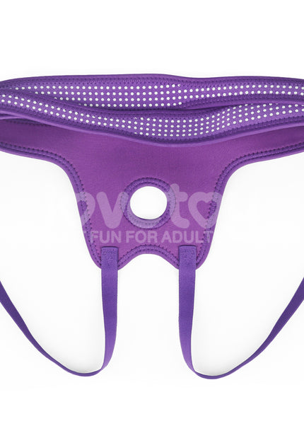Ingen Easy Strap-On Harness - Purple Adjustable Strap-On Harness (No Probe Included)
