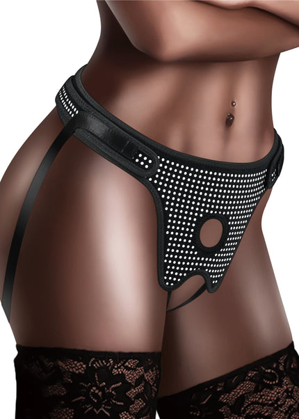 Ingen Easy Strap-On Harness - Black Adjustable Strap-On Harness (No Probe Included)