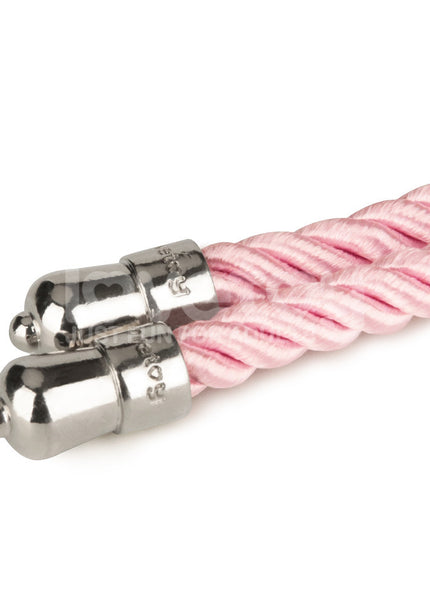 Rebellion Reign Silky Bondage Rope - Pink - Pink Bondage Rope - 10 metre length