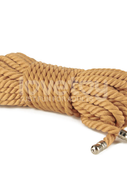 Rebellion Reign Bondage Rope - Natural - Natural Bondage Rope - 10 metre length