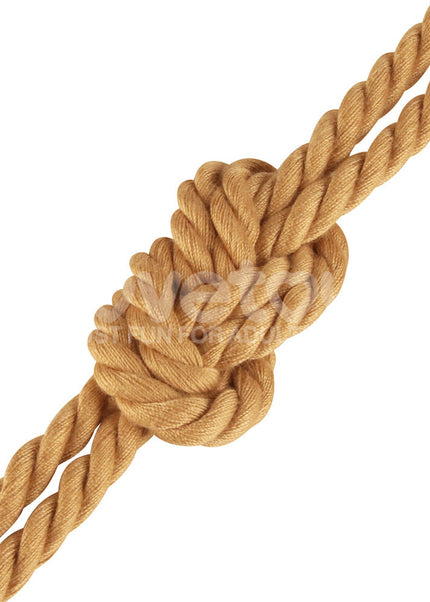 Rebellion Reign Bondage Rope - Natural - Natural Bondage Rope - 10 metre length