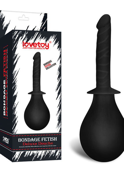 Bondage Fetish Deluxe Douche - Black Unisex Douche