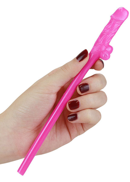 Jokes & Parties Original Willy Straws - Coloured Dicky Straws - Set of 9