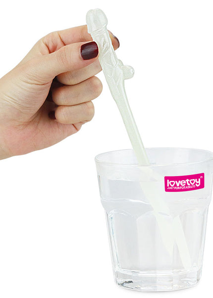 Jokes & Parties Glow In The Dark Willy Straws - Glow in Dark Dicky Straws - Set of 9