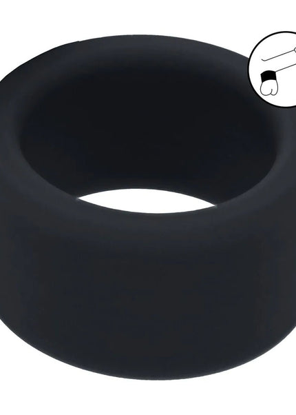 LEVELZ Liquid Silicone Ball Strap - M - Black - Black Ball Strap