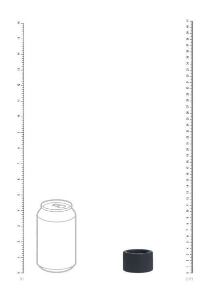 LEVELZ Liquid Silicone Ball Strap - M - Black - Black Ball Strap