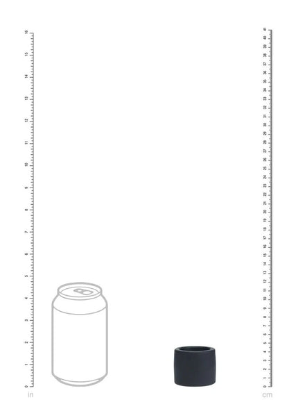 LEVELZ Liquid Silicone Ball Strap - L - Black - Black Ball Strap