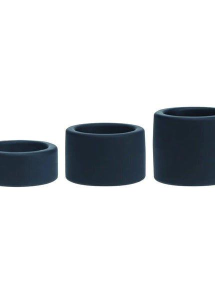 LEVELZ Liquid Silicone Ball Strap Set of 3 - Black - Black Ball Stretchers - Set of 3 Sizes