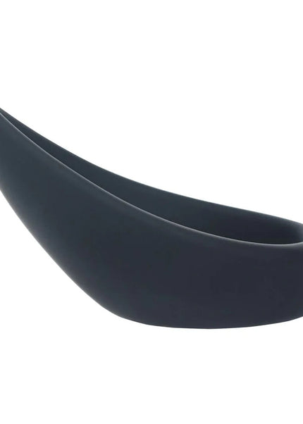 LEVELZ Teardrop Silicone Cock Ring - Black - Black Cock Ring