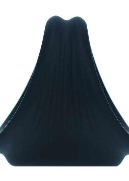 LEVELZ Silicone Cock & Ball Harness - Black - Black Cock & Ball Ring