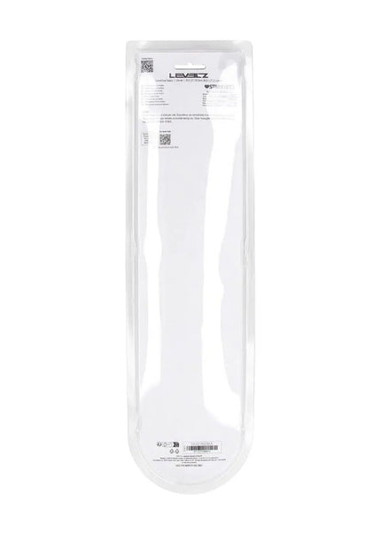 LEVELZ Curved Silicone Anal Beads - Black - Black 29.5 cm Anal Beads