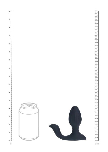 LEVELZ Vibrating & Rotating Anal Plug with Ball Stimulator - Black 10.7 cm USB Rechargeable Vibrating Butt Plug