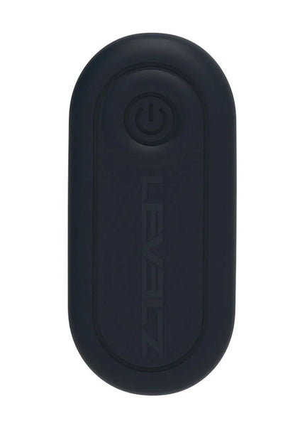 LEVELZ Dual Vibrating Prostate Stimulator with Cock Ring - Black USB Rechargeable Vibrating Butt Plug with Cock Ring