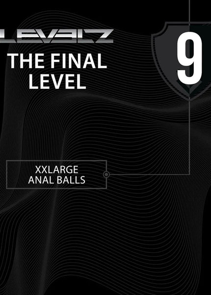 LEVELZ Round Anal Balls - XXL - 60mm - Black 52.5 cm XXL Anal Beads