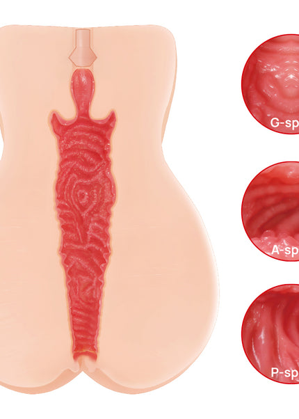 Kokos Vanilla Onahole 004 - Flesh Dual Layer Vagina Stroker