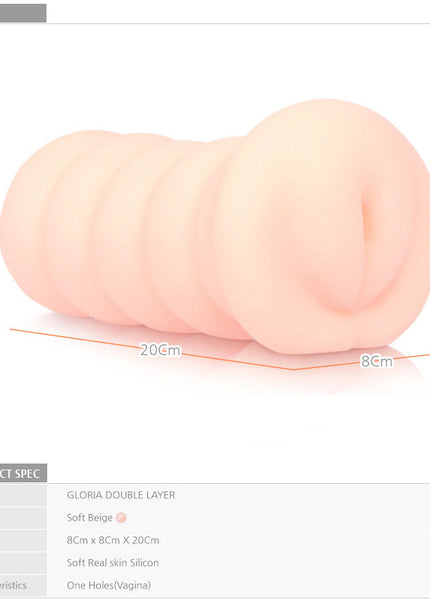 Kokos Gloria - Flesh Dual Layer Vagina Stroker
