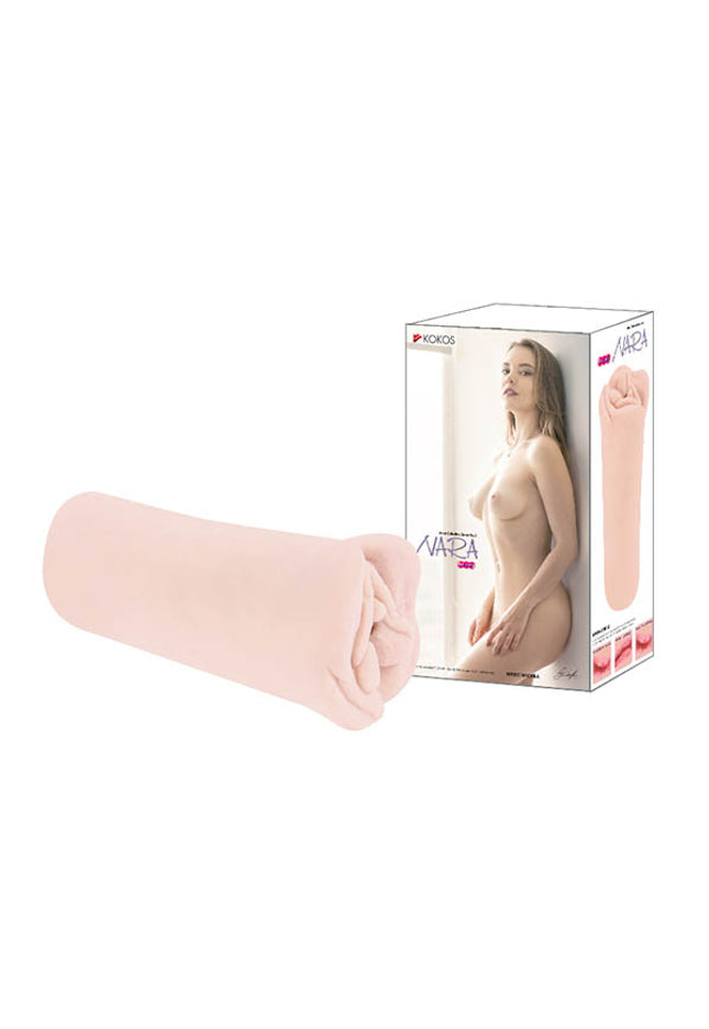 Kokos Mini Nara - Flesh Dual Layer Mini Vagina Stroker