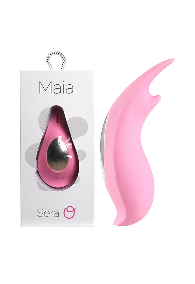 Maia Sera - Pink 10 cm USB Rechargeable Stimulator