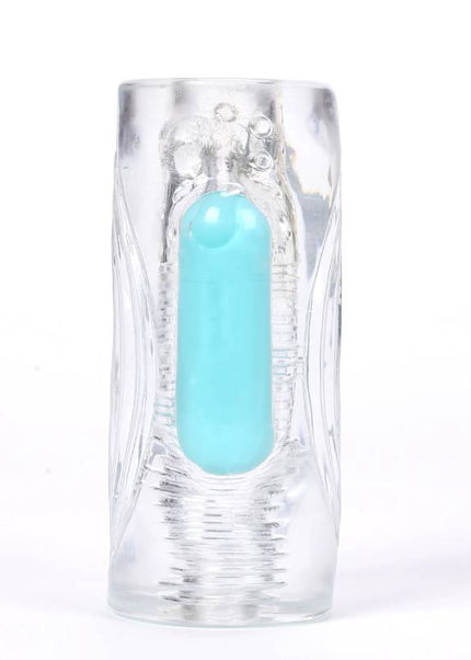 Maia Aster - Clear Vibrating Stroker Sleeve