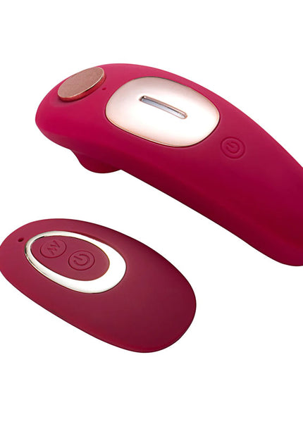 Maia Remi - Red USB Rechargeable Panty Vibe with Suction