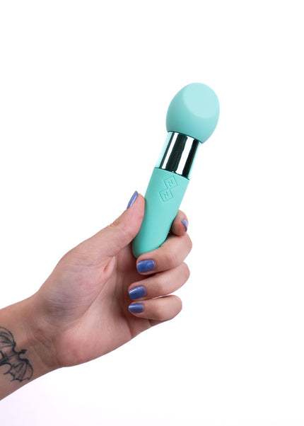 Maia RINA - Teal - Teal 13.3 cm USB Rechargeable Vibrator