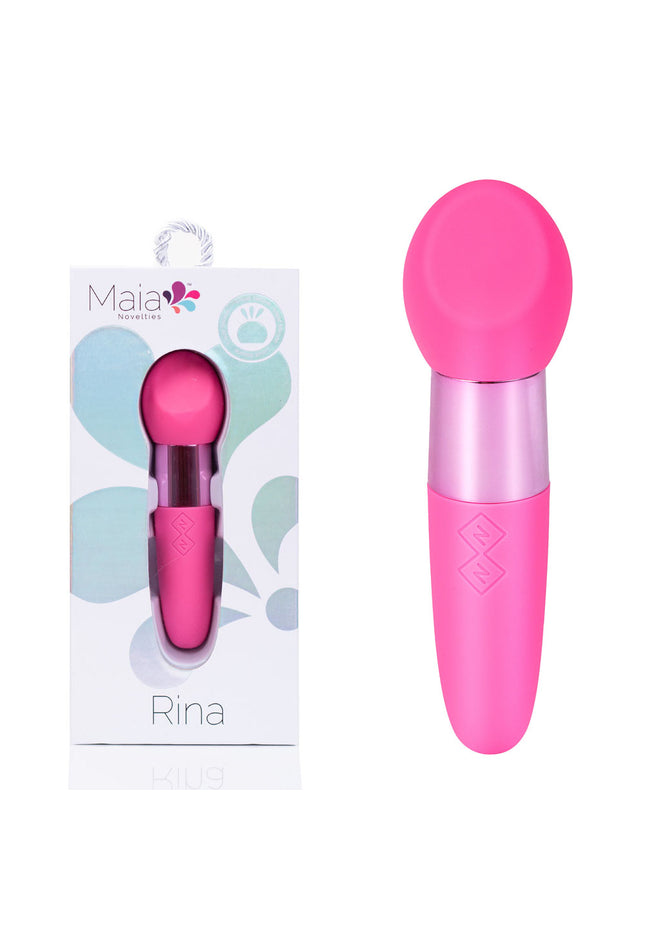 Maia RINA - Pink - Pink 13.3 cm USB Rechargeable Vibrator