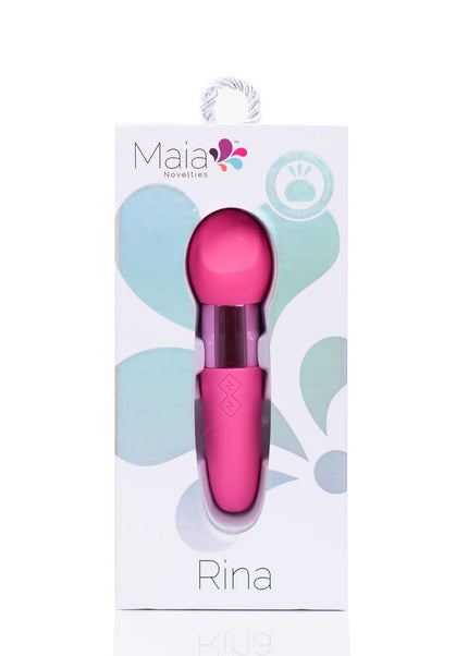Maia RINA - Pink - Pink 13.3 cm USB Rechargeable Vibrator