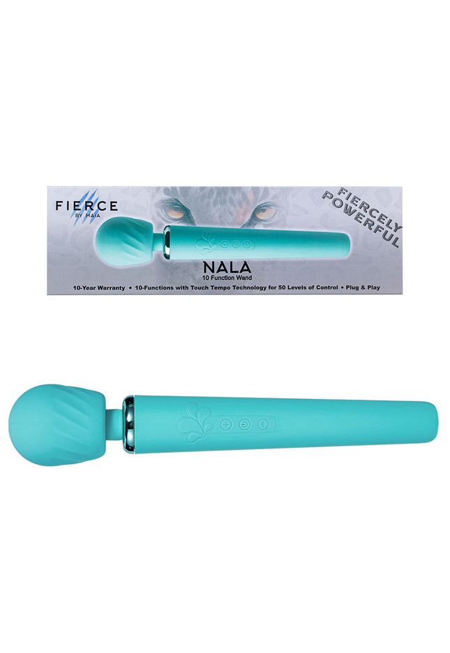 Maia NALA - Blue - Blue 30 cm USB Rechargeable Massage Wand