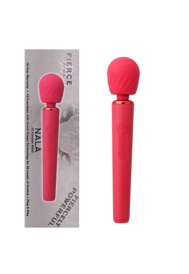 Maia NALA - Red - Red 30 cm USB Rechargeable Massage Wand