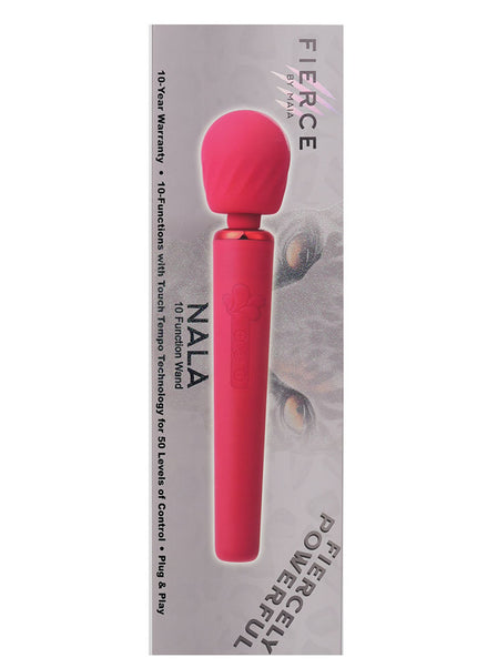 Maia NALA - Red - Red 30 cm USB Rechargeable Massage Wand