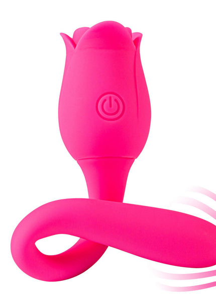 Maia MEADOW - Pink 14 cm USB Rechargeable Flower Stimulator